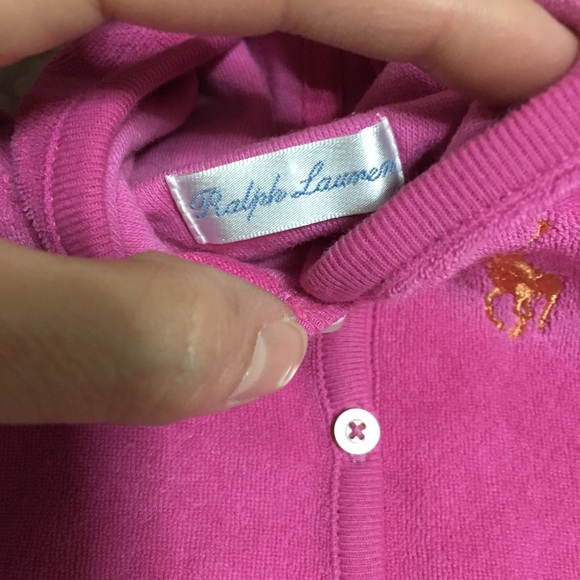 Ralph Lauren 3m 1 piece terry cloth outfit - Picture 5 of 7